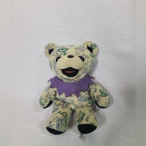 Grateful Dead 7" Bean Bear Plush "Eyes Of The World" Liquid Blue Roscoe Maples